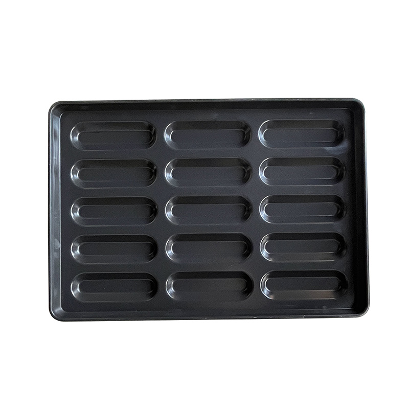 Hot-Dog-Brötchen-Brottablett mit 15 Formen