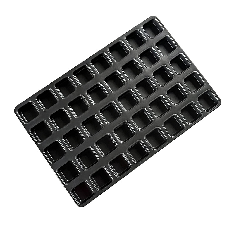 40-tin Mini Square Muffin Cupcake Baking Molds Tray