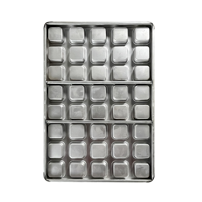 40-tin Mini Square Muffin Cupcake Baking Molds Tray