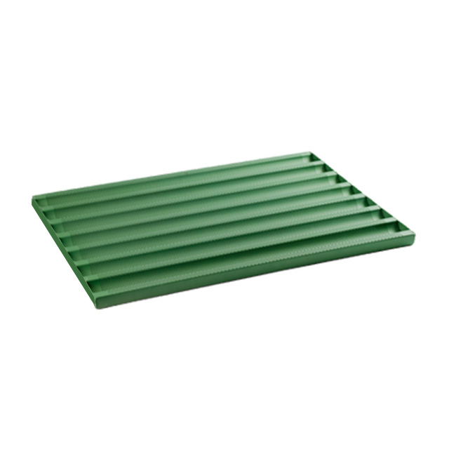 アルミニウムノンスティックフレンチパン型バゲットベーキングトレイ