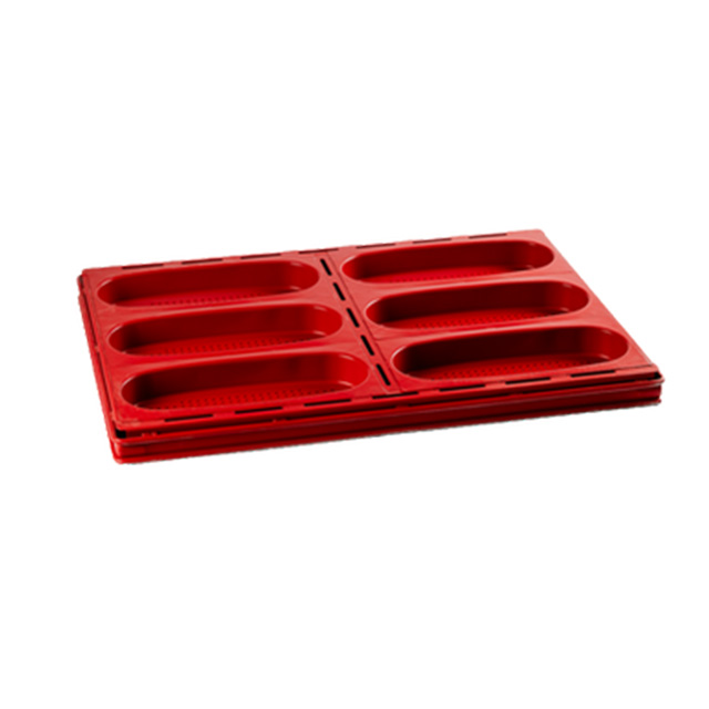 ประเทศจีน ถาดอบฮอทด็อกของรูปไข่ 6-mold-mold ผู้ผลิต