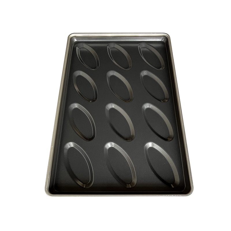 12-Mold Croissant Bread Baking Tray