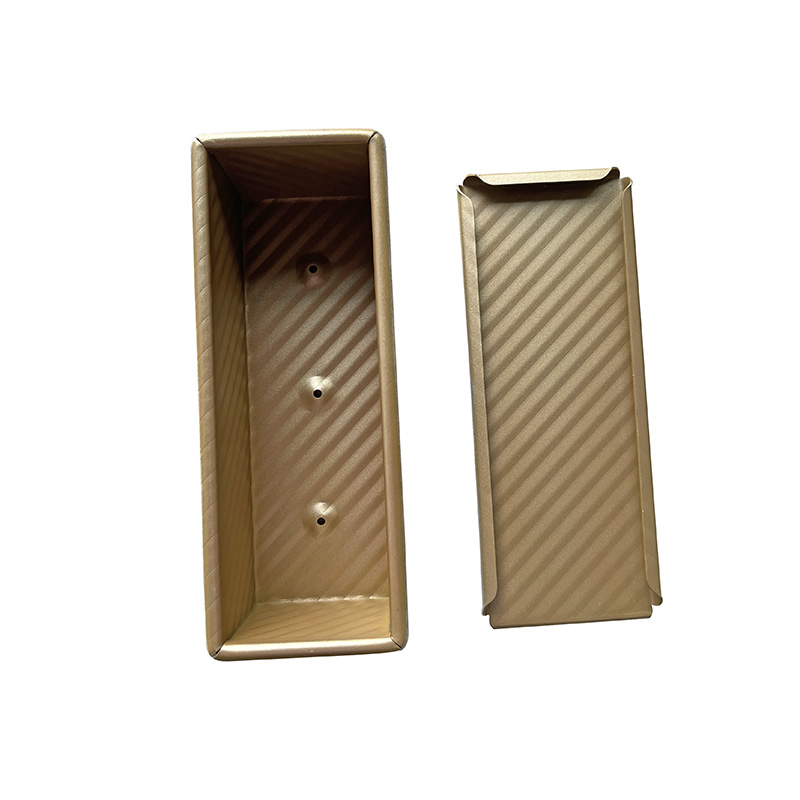 Aluminium geriffelte Pullman Loaf Pan mit Deckel