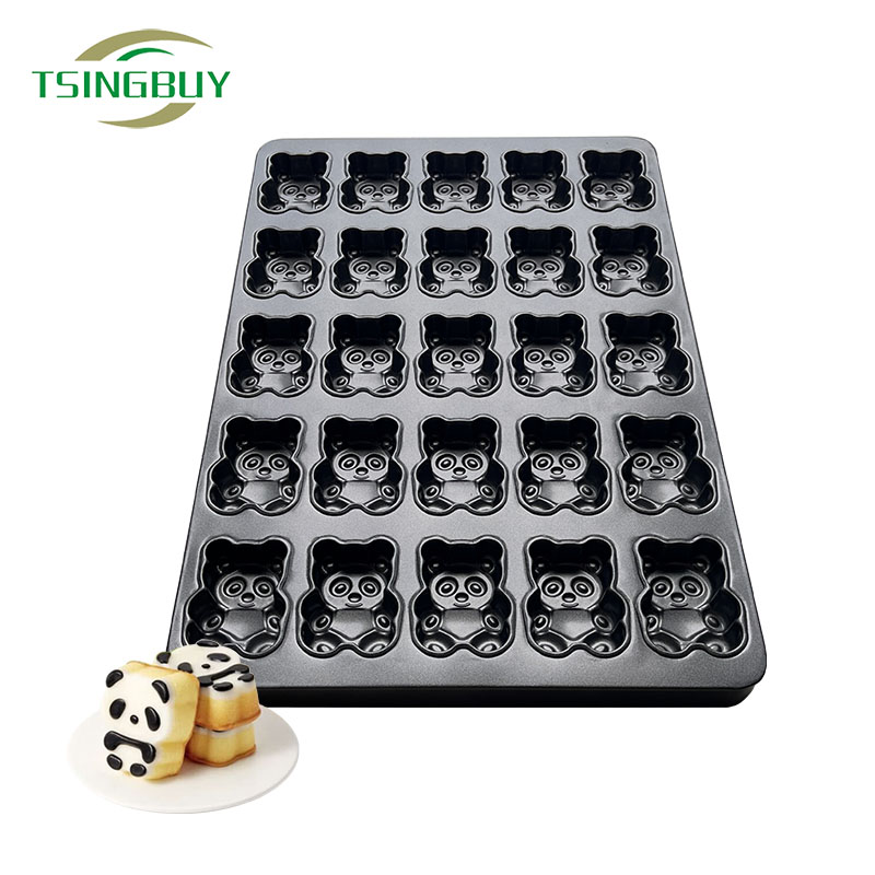 25-Molds Panda Shaped Mold Baking Pan