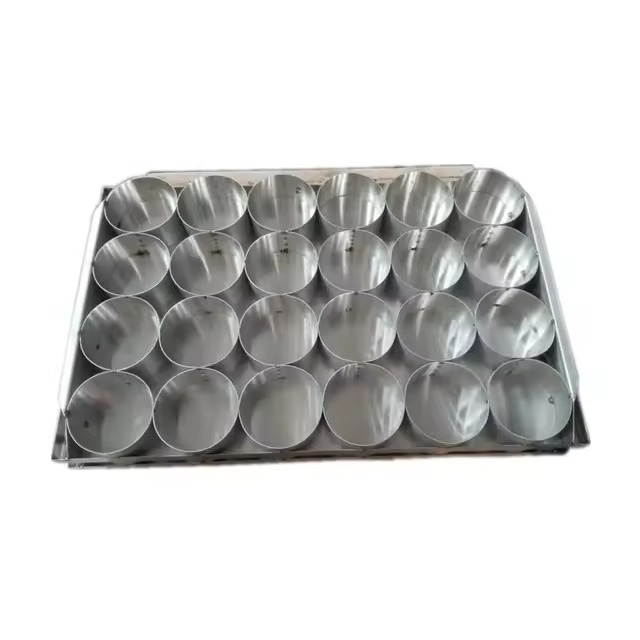 Bandeja De Cozimento De Molde Redondo De Aço Inoxidável Personalizado