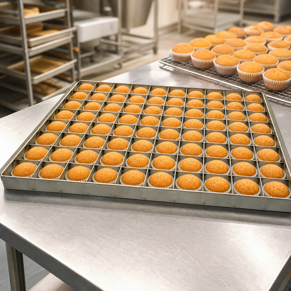 Customized stainless steel cupcake tray TSFP01