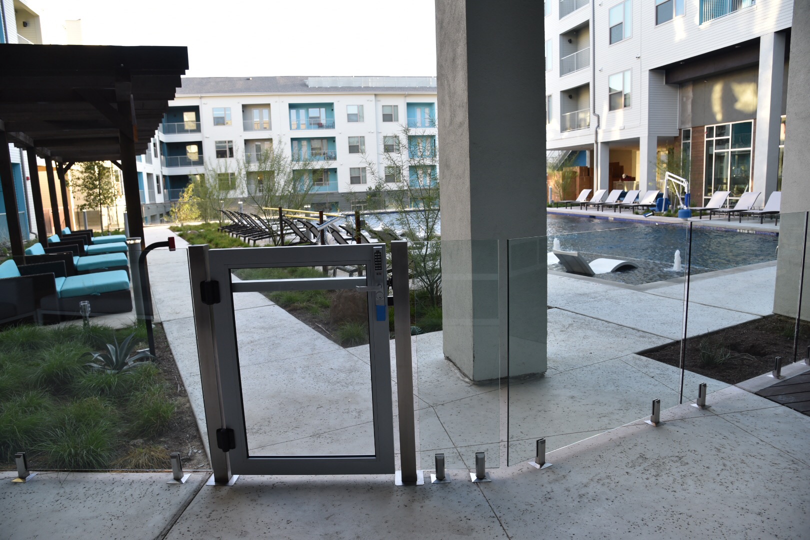 1/2 дюйма стекло бассейн забор кран зажим