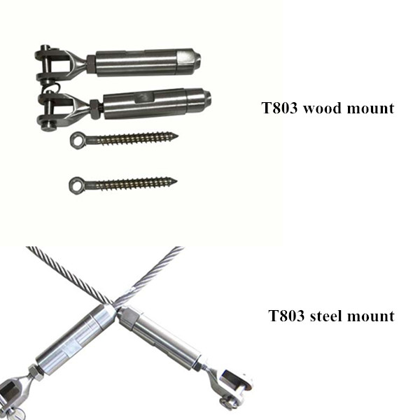 3-5mm swageless Kabel passende Hardware Edelstahl