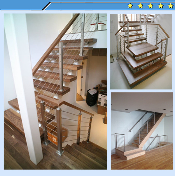 Ringhiera per balaustra per balaustra con cavo in acciaio inossidabile 316 per esterno