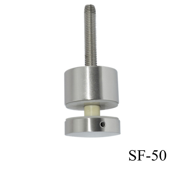 316 stainless steel brushed glass rail standoff 19mm glass