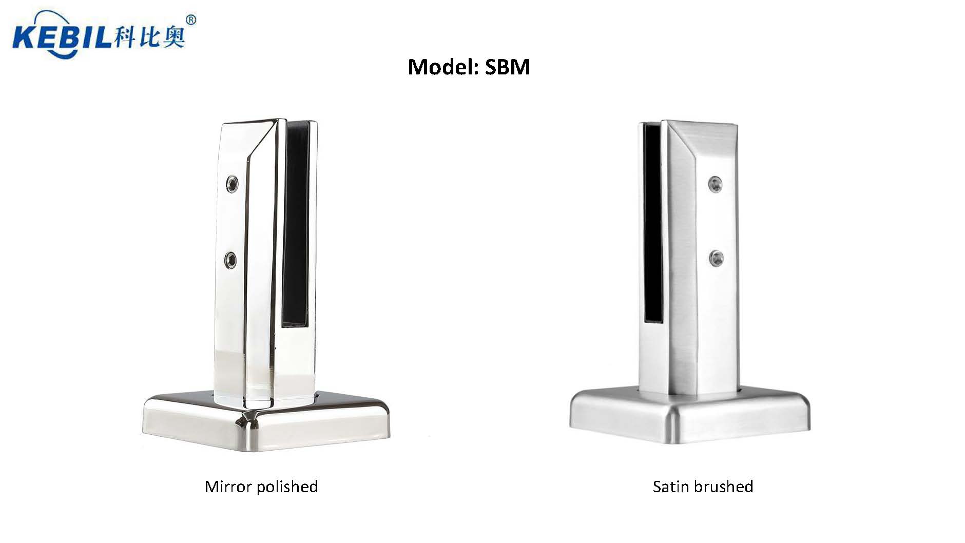 316 ανοξείδωτο χάλυβα γυάλινο κολάρο φράχτη σφιγκτήρα