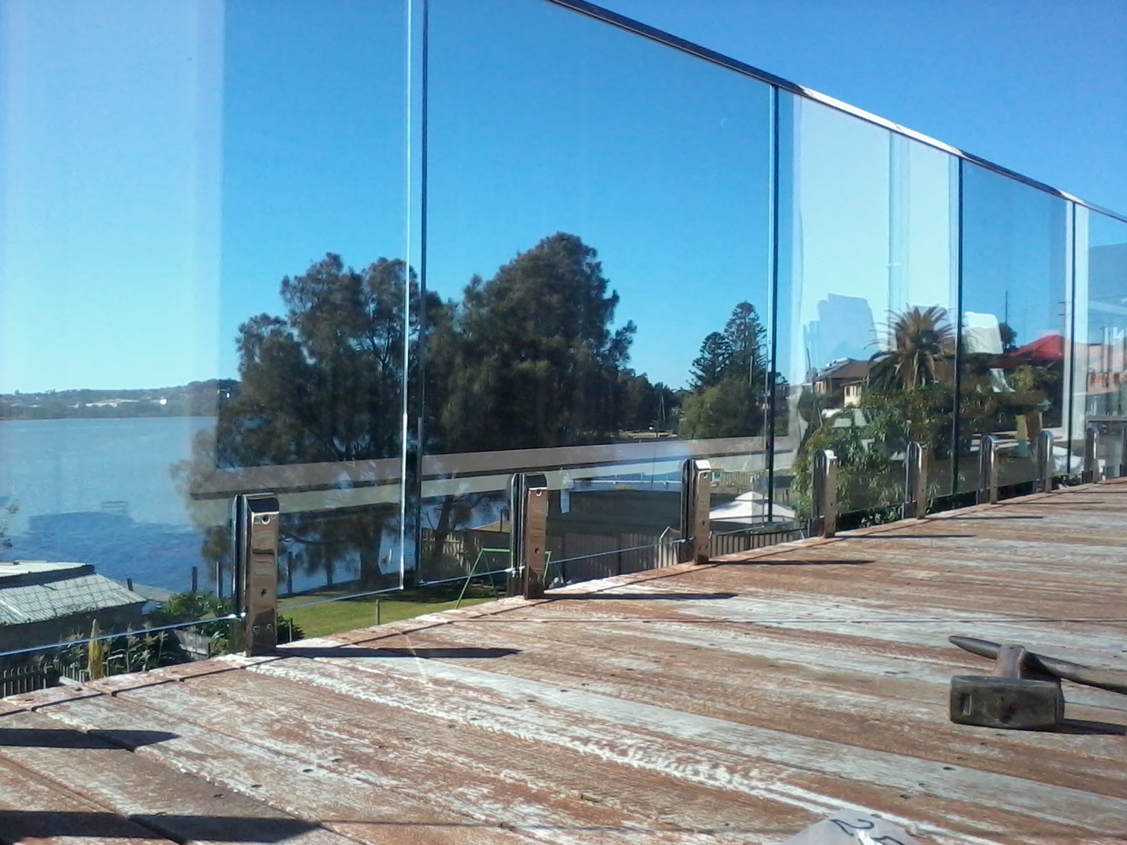 316L الفولاذ المقاوم للصدأ فتحة مربعة درابزين 20x25mm