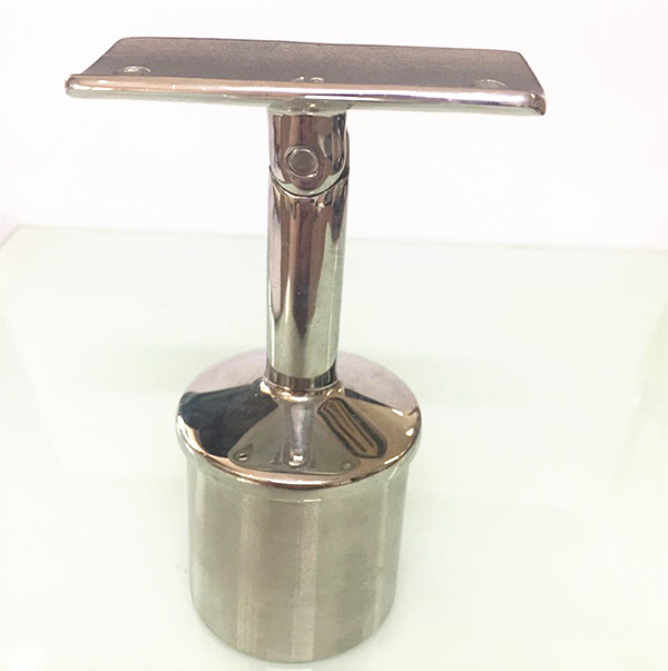 43mm handrail tube support bracket stainless steel