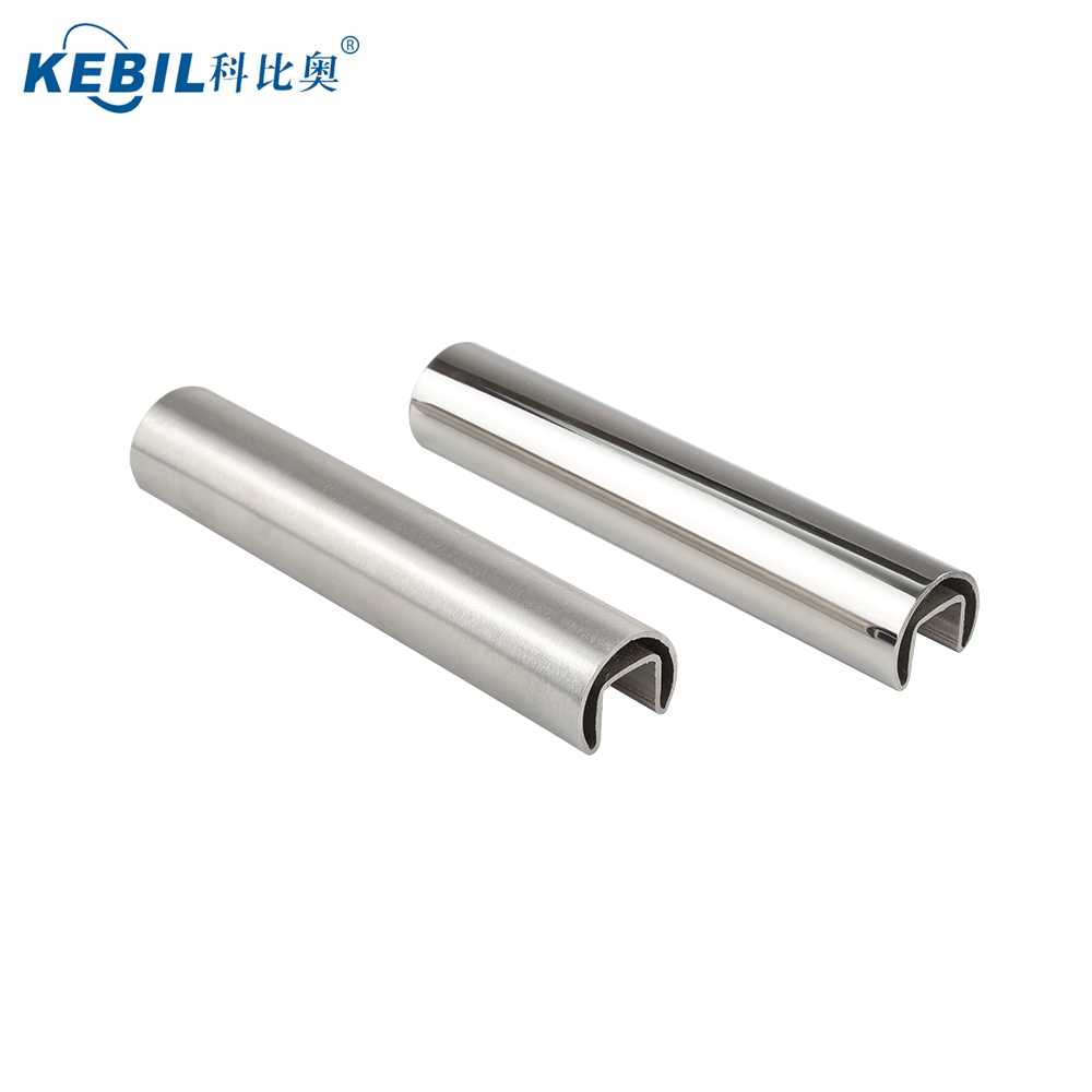5.8 meter stainless steel mini slot rail for glass fencing or balcony handrail