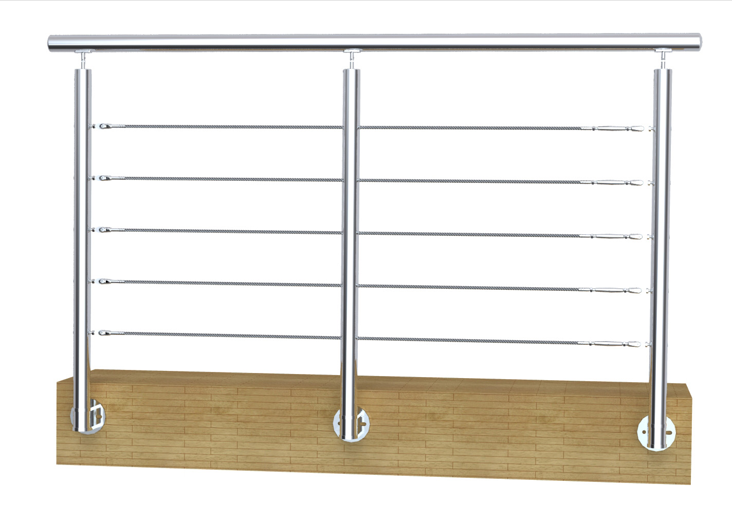 900 1500 mm cable railing