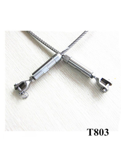 Adjustable cable fitting system for handrails