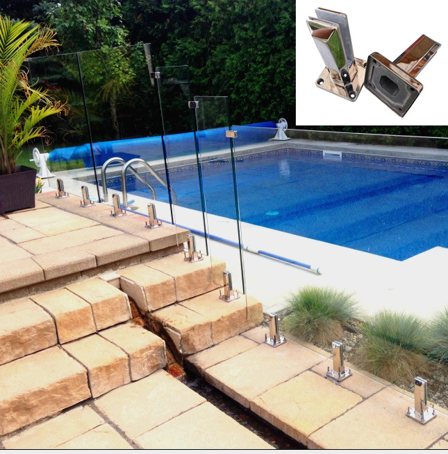 Robinet en verre carré anti-rouille en acier inoxydable (SBM-2)