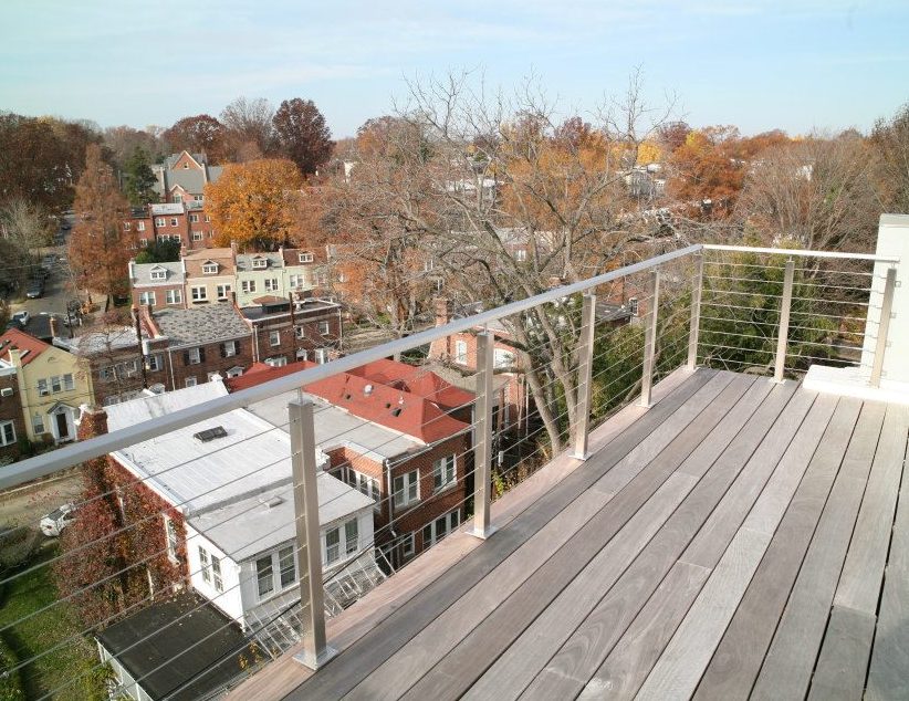 Projekt balustrady Baclony / System balustrad ze stali nierdzewnej / Balustrade Post