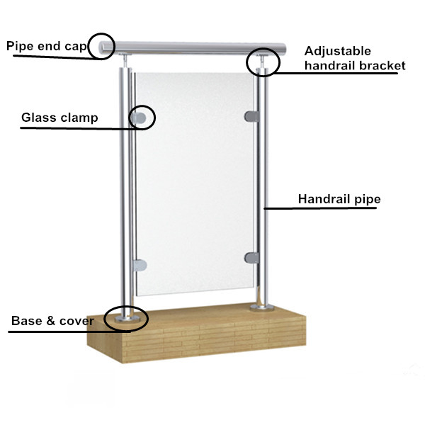 Formy do balustrad Wzory balkonów / schodów Poręcze ze stali nierdzewnej
