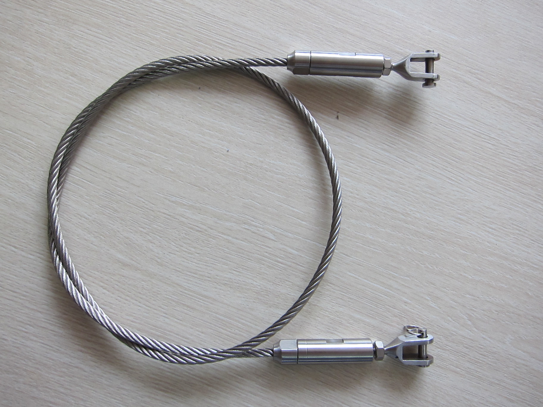 Balustrade post stainless steel swegless cable tensioner for balcony and staircase railing system