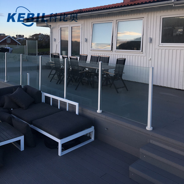 Balustrades alumiiniprofiilinen lasikaidekaiteet lasikaideille