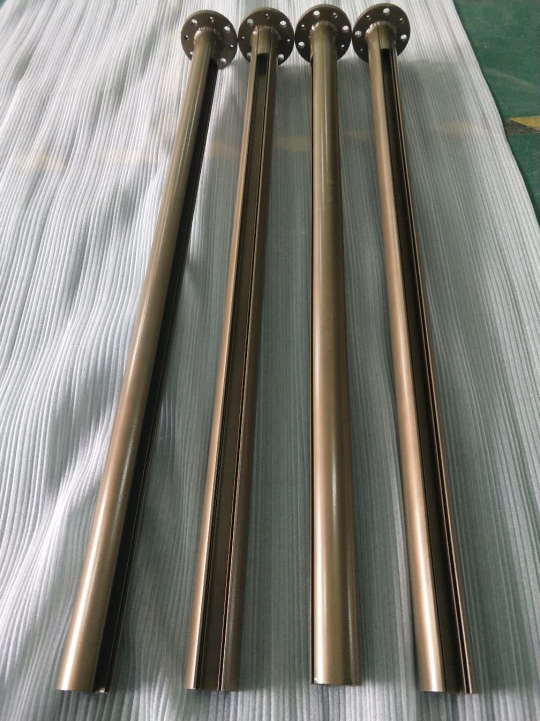 Ruskea väri Helppo asentaa talon lasi kaide allas aidan alumiini post