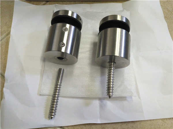 CRL gebürstete rostfreie Glasschienen-Standoff Base und Kappe - 1-3 / 4 "Projektion