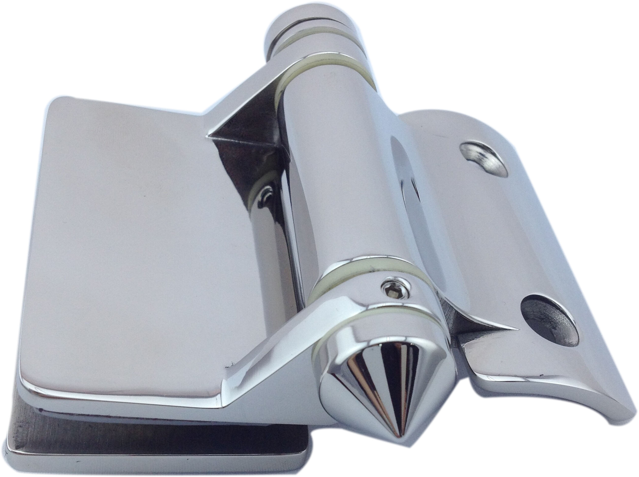 Casting glass to round post gate hinge G R2 for swimming pool