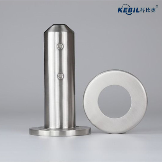 Porcellana Morsetto spigot di vetro rotondo in acciaio inox della fabbrica per la ringhiera di vetro frameless e recinzione della piscina