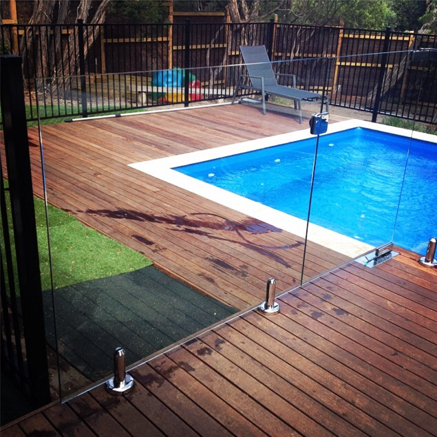 Κίνα γυάλινη πισίνα περίφραξη, χωρίς πλαίσιο κάνουλες γυαλί περίφραξη