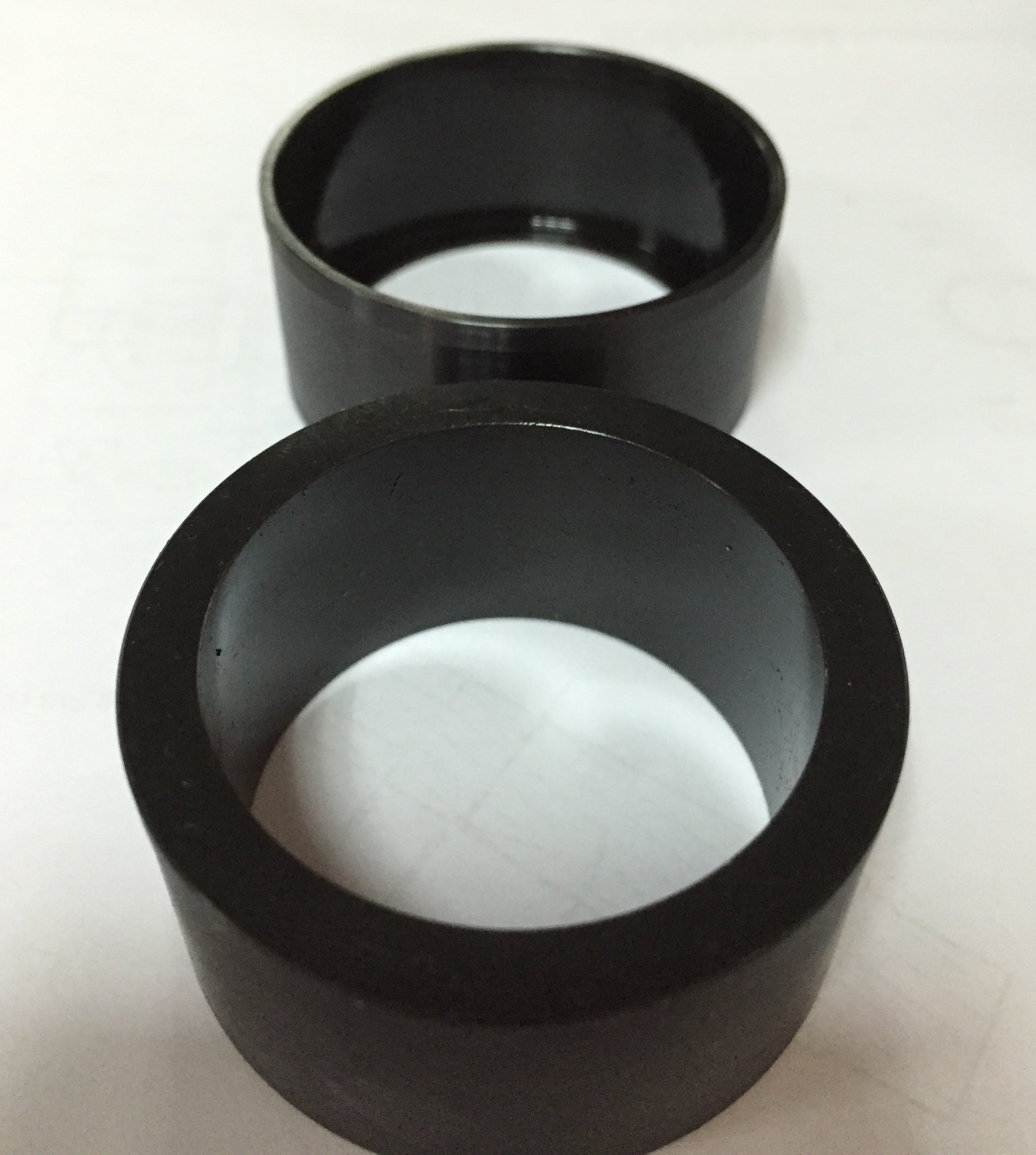 Double rond tournant en acier inoxydable pièces de machine à bois de cnc routeur