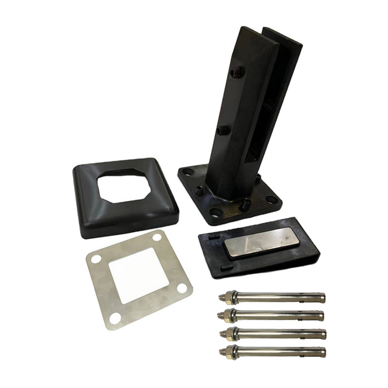 Duplex 2205 Matte Musta lasi Spiggot Square Top Asennettu