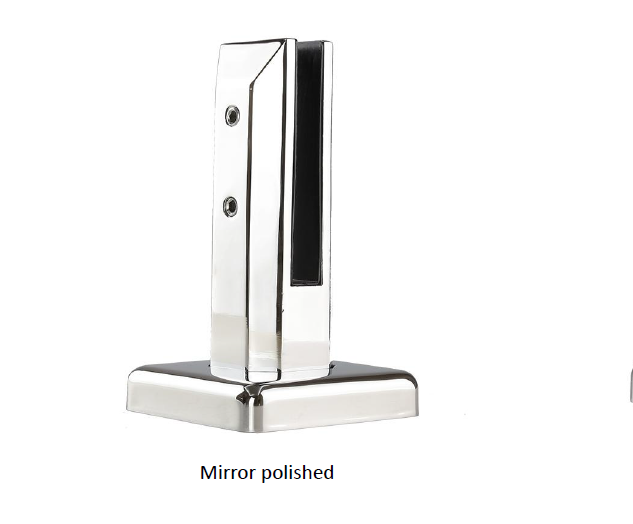 Duplex 2205 glass fence use stainless steel glass spigot