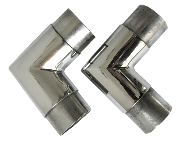 Elbow round tube connector Diameter 50 for 1 thickness pipe