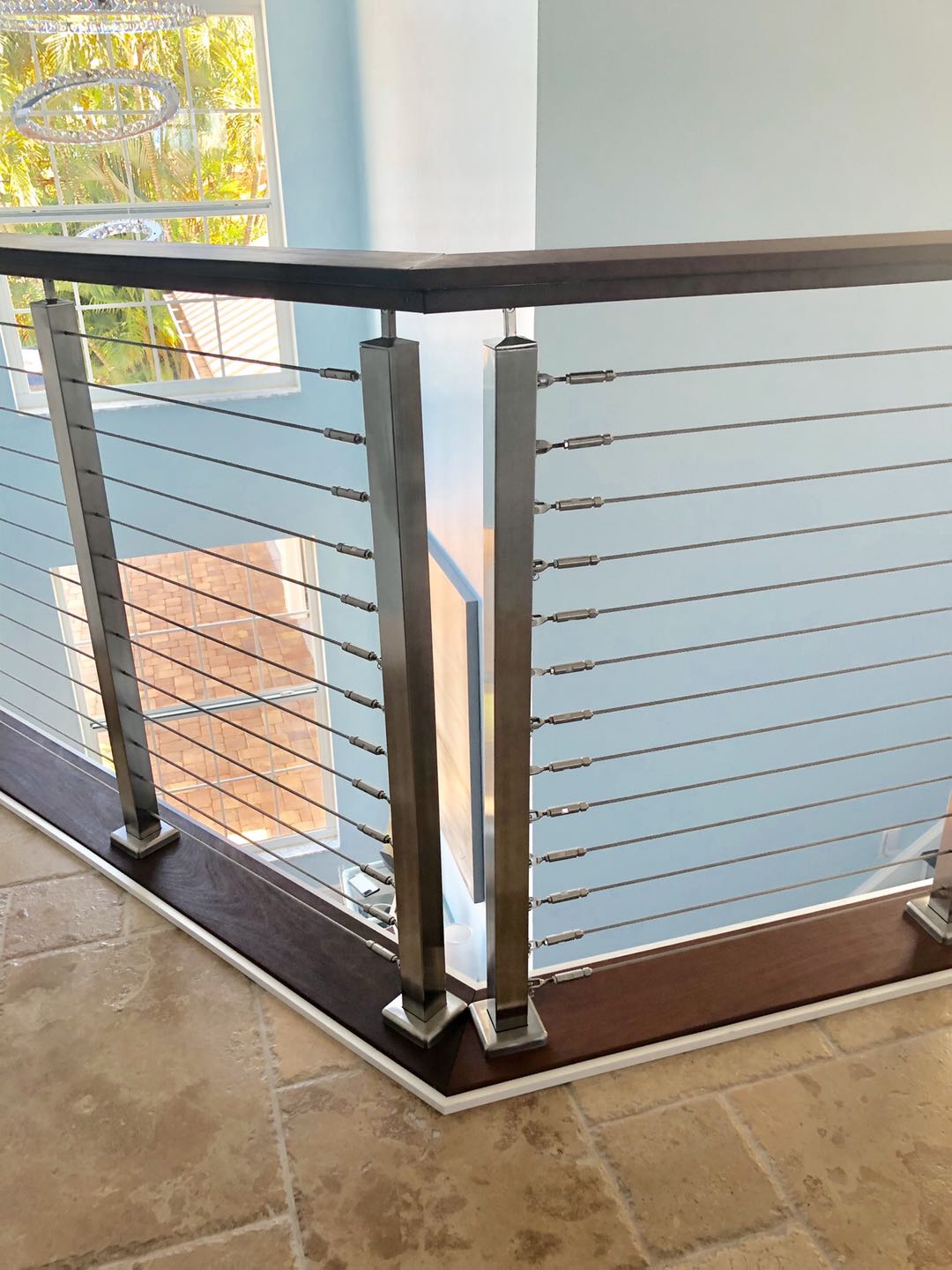 Ringhiera per fune metallica per ringhiere per scale eccellenti