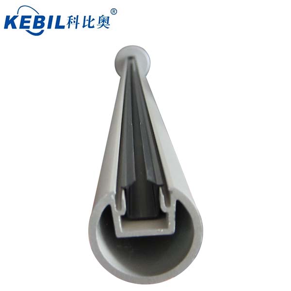 Suulakepuristetut profiilit 6063 T5 1200 mm korkea alumiininen kaiteet puoli puolelle kehrätön moderni parveke