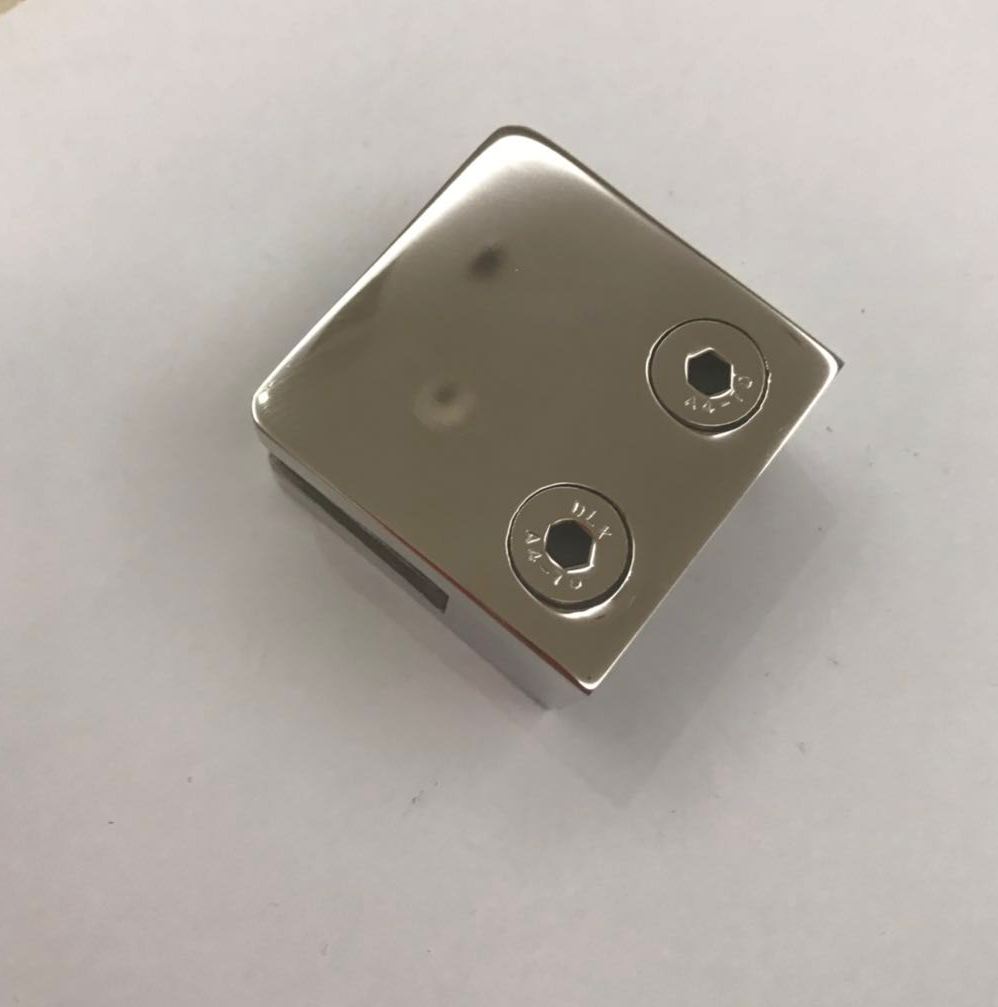 Aidan muotoilu Ruostumatonta terästä oleva neliön muotoinen lasikahvan pidike 12 mm: n lasille