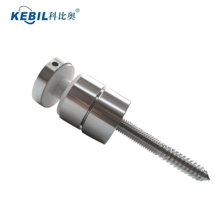 Rahmenloses Glas Balustradengeländer Edelstahl Abstandshalter Glas Verstellbare Abstandshalter Abstandshalter