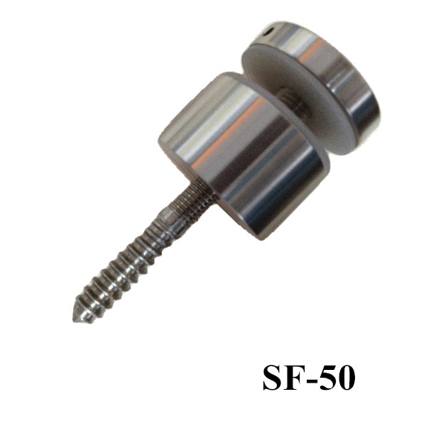 Frameless Glass Railing Holder Fitting Stainless Steel Staircase Adjustable m12 Threaded Insert Screw Pins Mirror Standoff