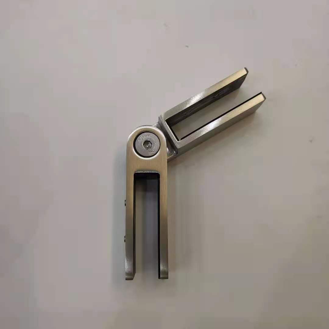 Vidro ajustável de aço inoxidável do trilhos de vidro sem moldura para os titulares dos grampos de vidro