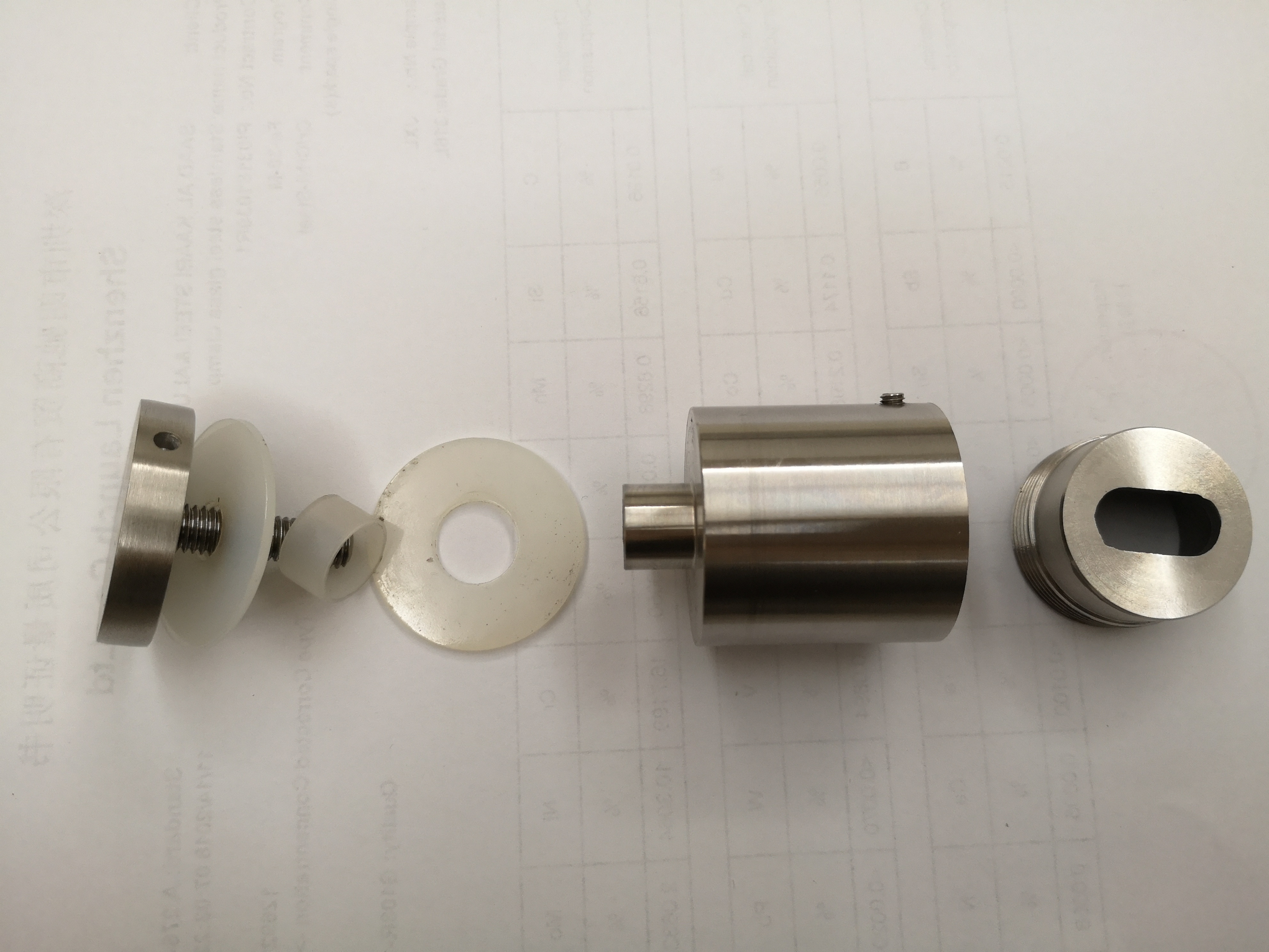 Frameless Railing Stainless Steel Diameter 38mm Adjustable Glass Standoff