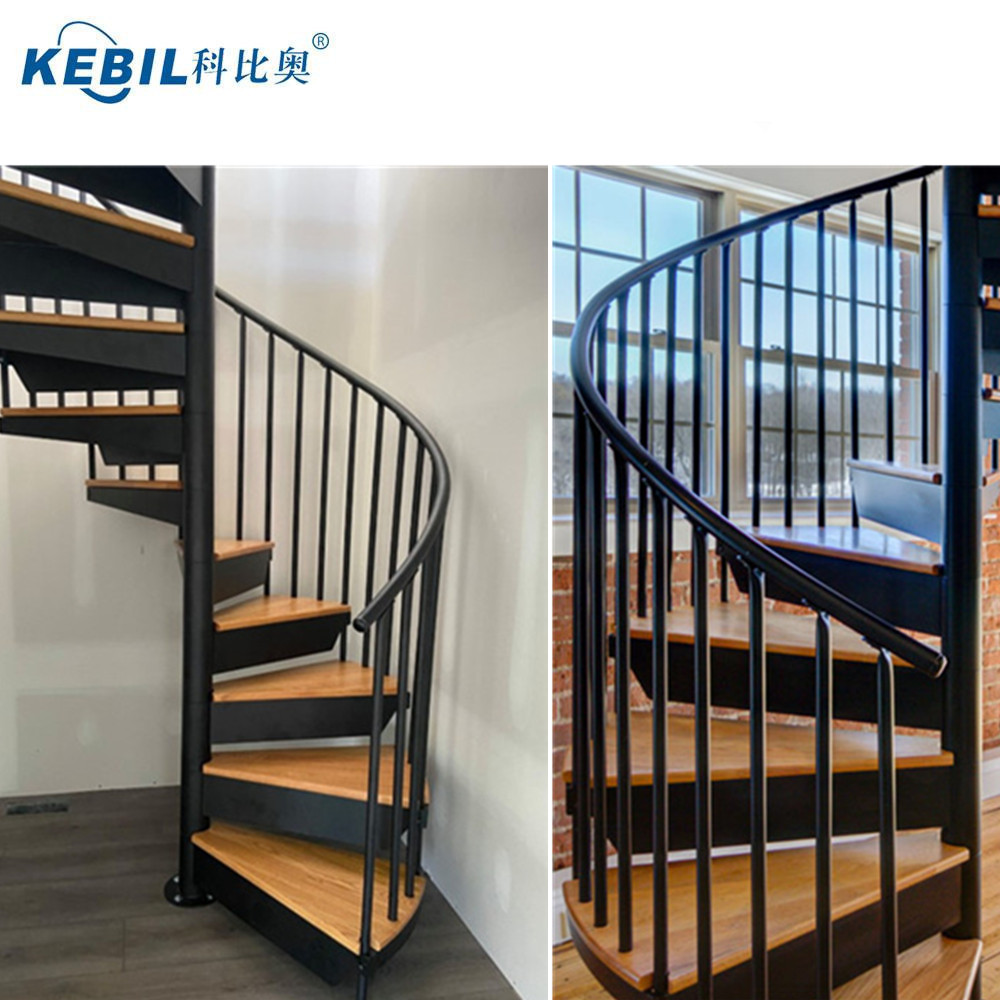 Balustrady ze stali ocynkowanej do schodów spiralnych