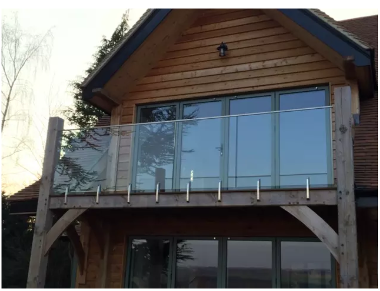 Glass Balustrade Stainless Steel Handrail Bracket Side Mounted Glass Spigot for Balcony Railing