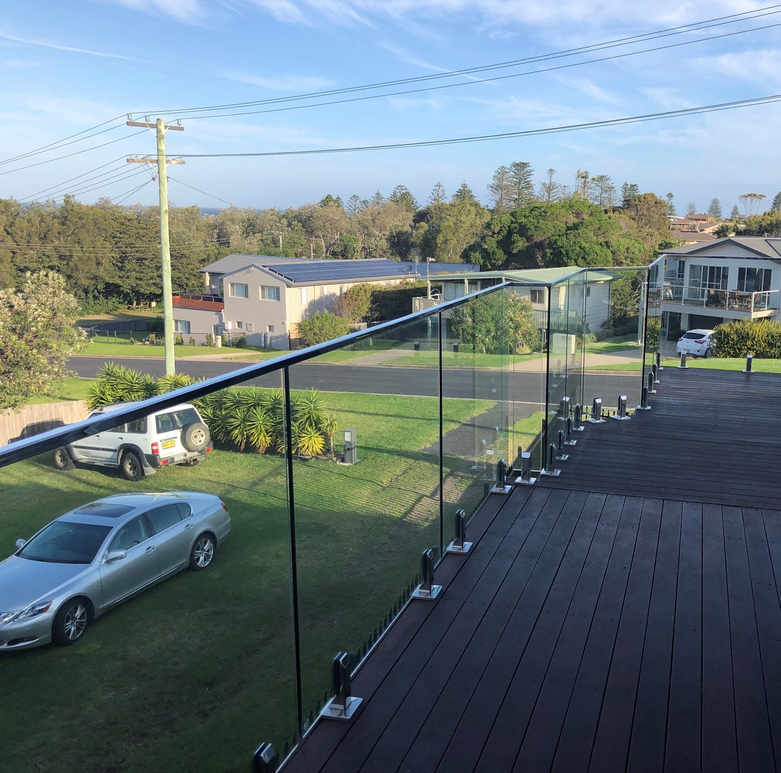 Glass Pool Fence Spigot / Stainless Steel Glass Railing Clamp