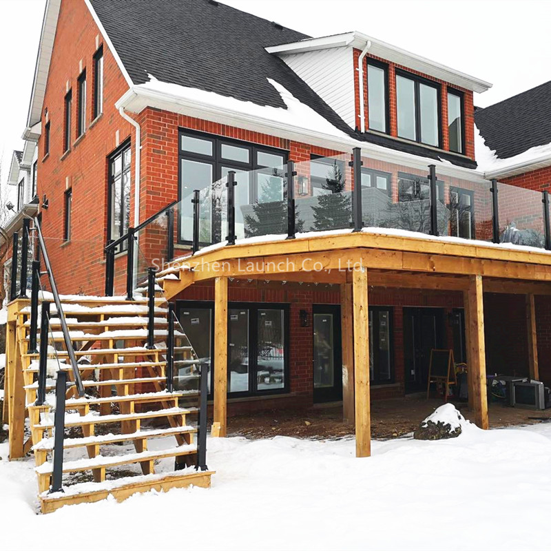 Ringhiere balaustra in vetro per sistemi di balcone