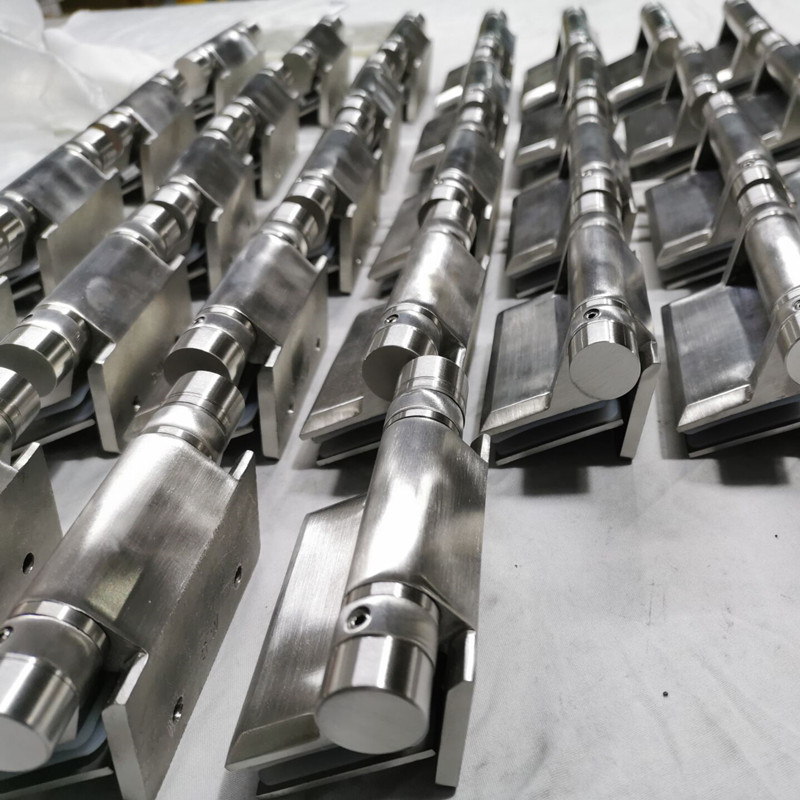 Glass to wall self-closing glass door hinges for swimming pool gate