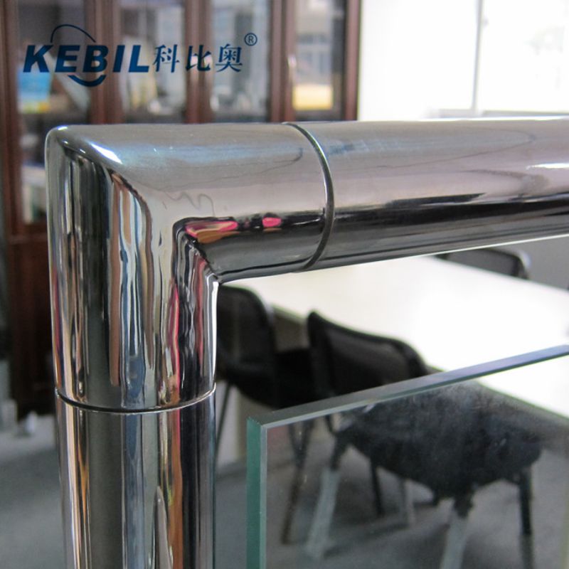 High quality stainless steel round tube connector for handrail and balustrade design