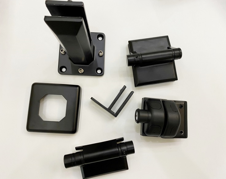 Hot Sale Wholesale Duplex 2205 Spigot SS304 Black Matt Swimming Pool Fence Glass Railing Spigots