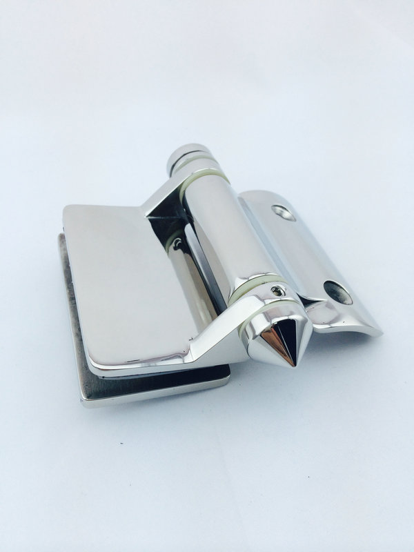 Made in China casting glass to round post door hinge G R2