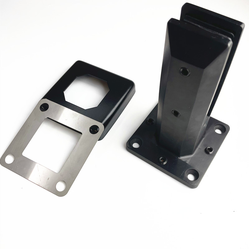 Espigas de piscina de acero inoxidable negro mate